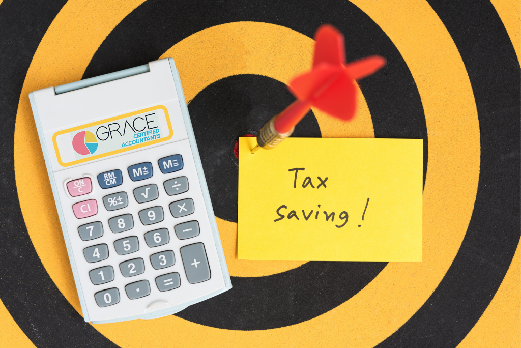 calculator, target, tax saving note