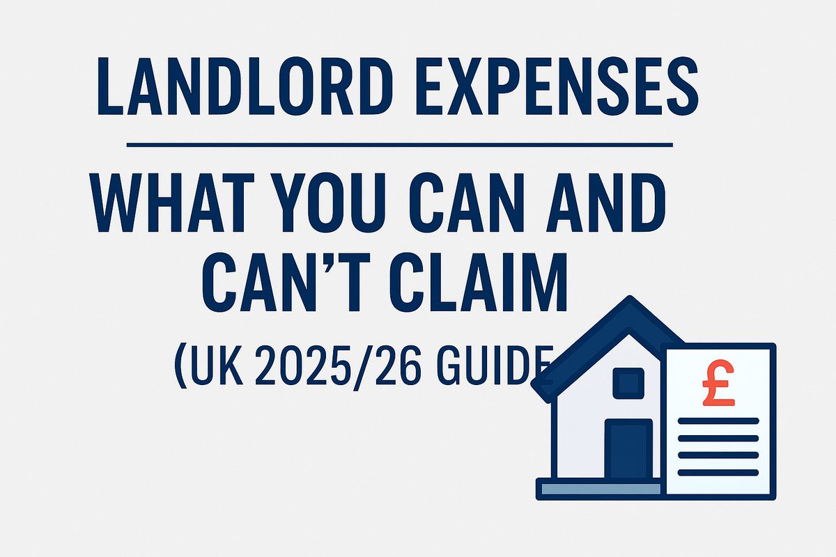 Landlord Expenses: What You Can and Can’t Claim (UK 2025/26 Guide)