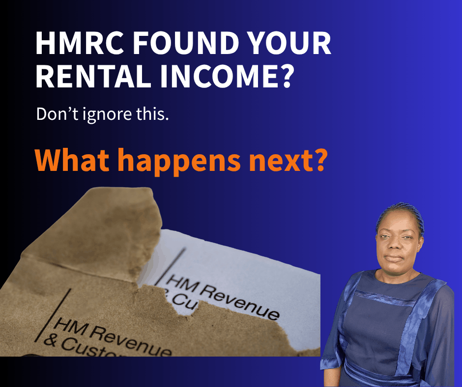HMRC letter about rental income what happens next UK landlord