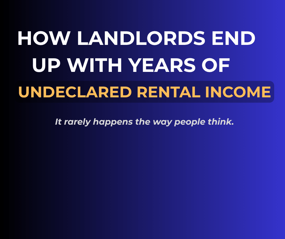 Dora Ngoma explaining how landlords can unintentionally end up with years of undeclared rental income when life gets busy and tax matters are delayed.